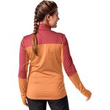 Vaude - Livigno II - T-shirt - Groen - Fleece - Half Rits