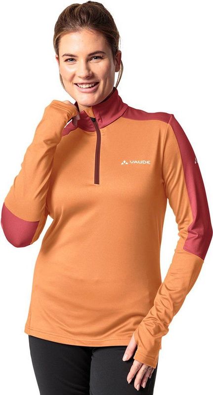 Vaude - Livigno II - T-shirt - Groen - Fleece - Half Rits