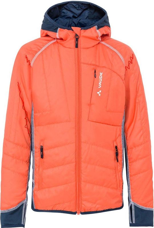 Vaude Capacida Hybrid Jas Oranje - cm Jongen