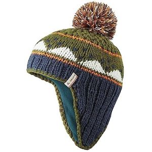 Vaude Kids Knitted Cap IV Muts (Kinderen |olijfgroen)