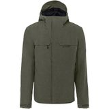 Vaude - Yaras Warm Rain Jacket - Fietsjack - Olijfgroen - Waterdicht - Isolerend