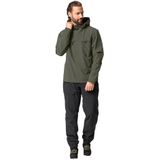 Vaude - Yaras Warm Rain Jacket - Fietsjack - Olijfgroen - Waterdicht - Isolerend