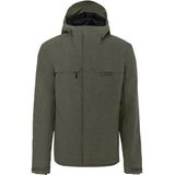 Vaude - Yaras Warm Rain Jacket - Fietsjack - Olijfgroen - Waterdicht - Isolerend