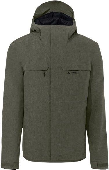 Vaude - Yaras Warm Rain Jacket - Fietsjack - Olijfgroen - Waterdicht - Isolerend