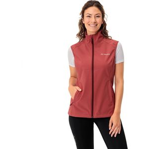 Vaude - Hurricane Vest III - Softshellbodywarmer - Rood - Winddicht