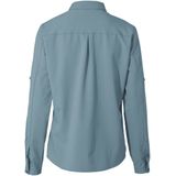 Vaude - Rosemoor L/S Shirt IV - Blouse - Turkoois - 100% Polyester