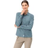 Vaude - Rosemoor L/S Shirt IV - Blouse - Turkoois - 100% Polyester