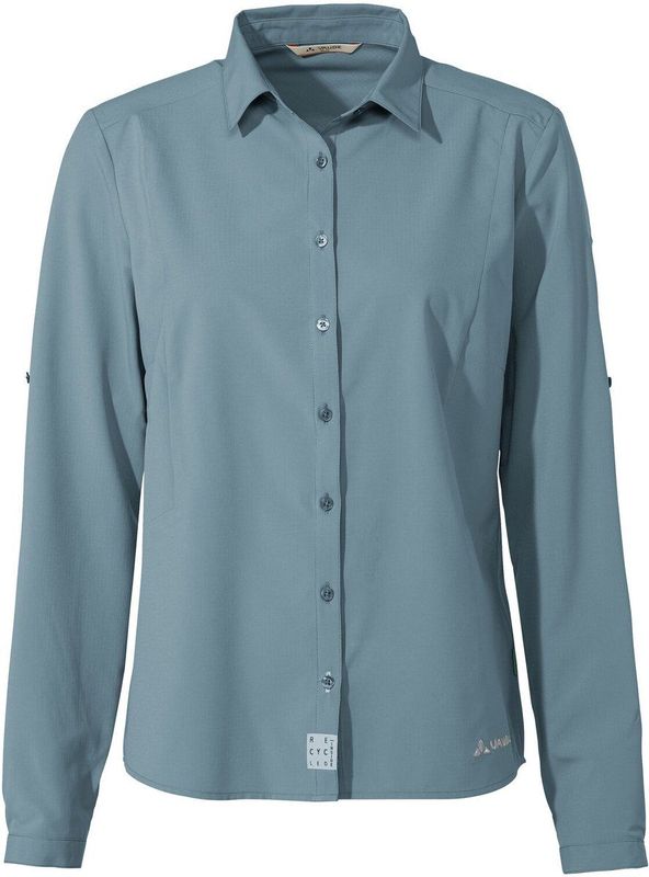 Vaude - Rosemoor L/S Shirt IV - Blouse - Turkoois - 100% Polyester