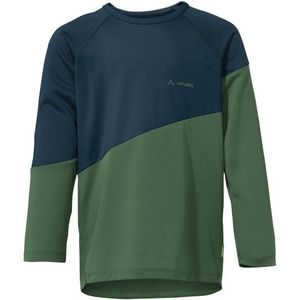 Vaude - Kids Moab L/S - Sportshirt - Olijfgroen/Blauw - 100% Polyester, Stretch