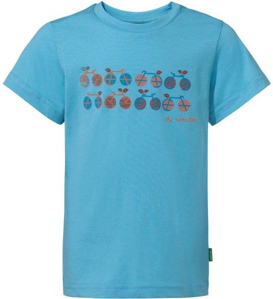 Vaude - Kid's Lezza - T-shirt - Blauw - 100% Katoen