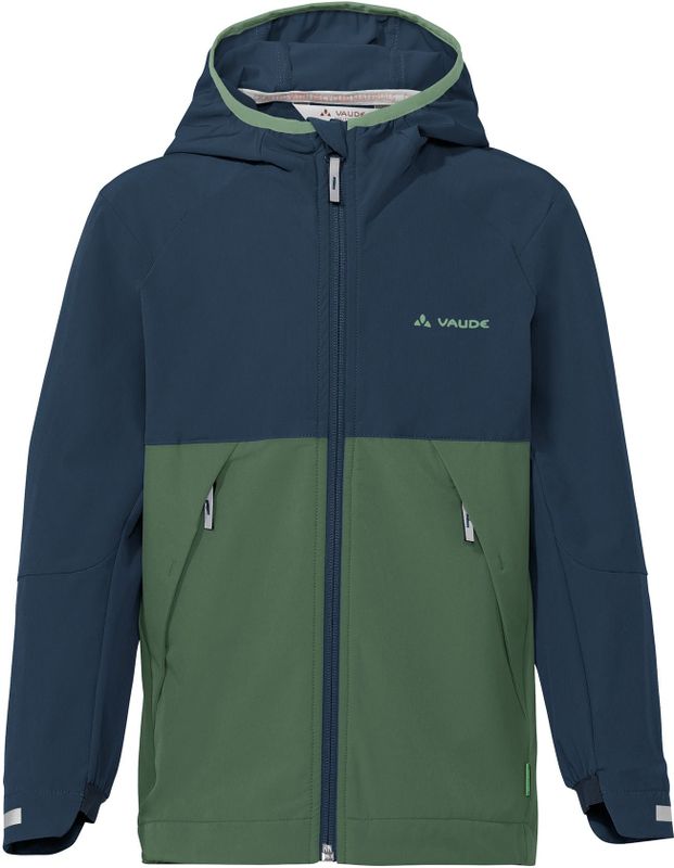 VAUDE Kids Moab Stretch Jacket - Werkjack - Uniseks - Groen - Stretchmateriaal