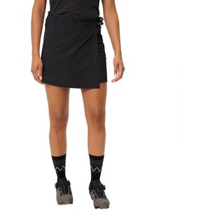 Vaude - Tremalzo Skirt IV - Fietsbroek - Zwart - Met Zeem
