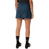 Vaude - Tremalzo Skirt IV - Fietsbroek - Blauw - 70% Polyamide, 18% Polyester, 12% Elastaan