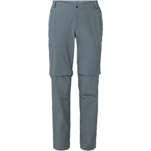 Vaude - Yaras Zip Off Pants - Fietsbroek - Grijs - Materiaal: 89% Polyamide, 11% Elastaan