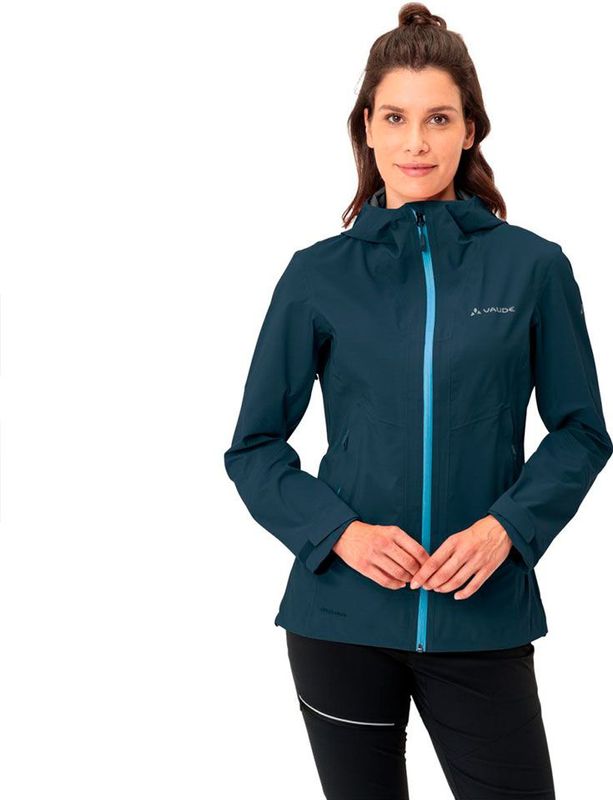 Vaude - Croz 3L III - Hardshelljack - Blauw - Lichtgewicht - Waterdicht