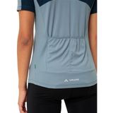 Vaude Matera FZ Tricot fietsshirt korte mouwen blauw dames
