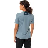 VAUDE - Qimsa - Sportshirt - Dames - Lichtblauw - Gerecycled Polyester