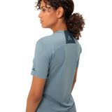 VAUDE - Qimsa - Sportshirt - Dames - Lichtblauw - Gerecycled Polyester