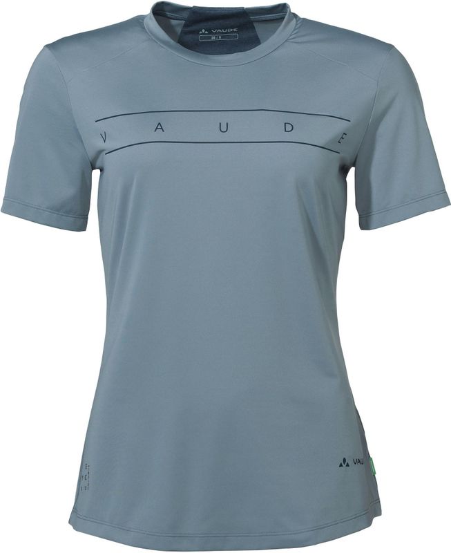 VAUDE - Qimsa - Sportshirt - Dames - Lichtblauw - Gerecycled Polyester