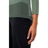 Vaude - Moab L/S T-Shirt V - Sportshirt - Groen - 100% Polyester, Stretch