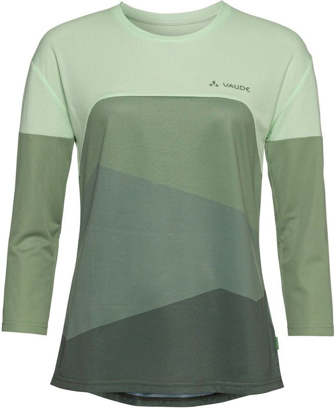 Vaude - Moab L/S T-Shirt V - Sportshirt - Groen - 100% Polyester, Stretch