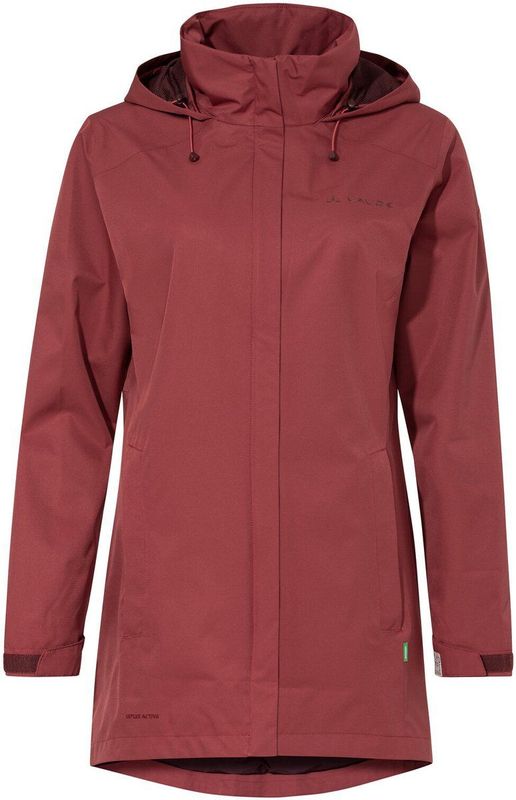 Vaude - Escape Parka - Regenjas - Rood - 100% Polyester - Winddicht