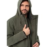 Outdoor - Manukau II - Regenjas - Effen - Gerecycled Materiaal, Licht Gevoerd, Verstelbare Capuchon