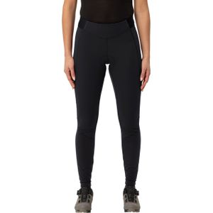 VAUDE Posta Warm Tight - Fietsbroek - Zwart - Softshell - Winddicht