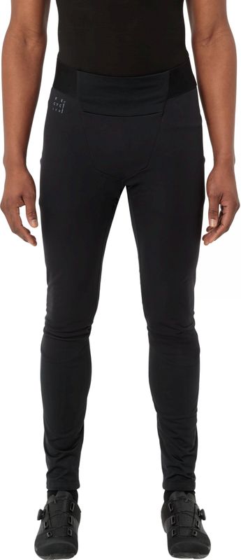 Vaude - Kuro Essential Warm Tights - Fietsbroek - Zwart - Polyester, Elastaan