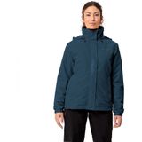 VAUDE Warme Fietsjas - Waterdicht - Dames - Zwart - Gevoerd