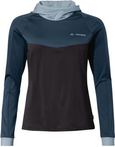 VAUDE - Qimsa Ls Shirt II - T-shirt - Zwart - Vochtregulerend, Sneldrogend, Gerecycled Polyester