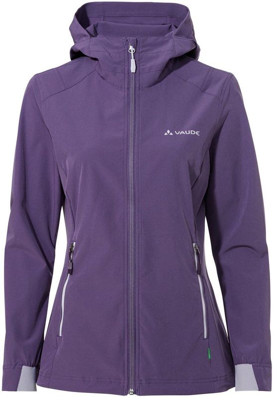Vaude - Neyland Windjack - Purper - Stretch - Winddicht - Capuchon
