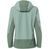VAUDE - Neyland - Damesjack - Groen - 100% Gerecycled Polyester, Winddicht, Waterdicht, Ademend