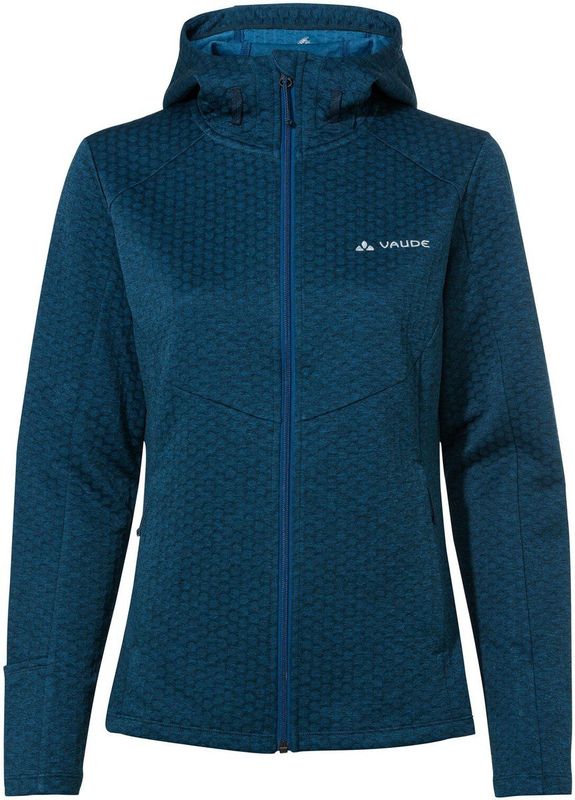Vaude - Skomer - Fleece Hoodie - Groen - Gerecycled Polyester, Ademend, Met Capuchon