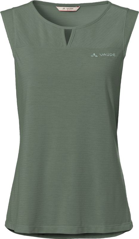 Vaude - Skomer - Mouwloos T-shirt - Dames - Nauwsluitend - Milieu- en huidvriendelijk