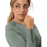 VAUDE - Skomer III - Dames T-shirt - Lange Mouwen - Sneldrogend - Woodfiber
