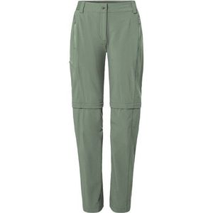 Vaude - Farley Stretch Zip Off Broek - Groen - Sneldrogend - Dames