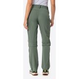 VAUDE Farley Stretch Capri T-Zip Pants - Driekwartbroek - Grijs - Bluesign® Gecertificeerd