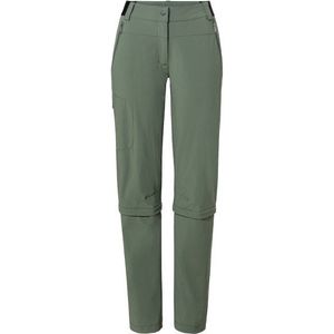 VAUDE Farley Stretch Capri T-Zip Pants - Driekwartbroek - Grijs - Bluesign® Gecertificeerd