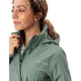Vaude - Rosemoor II - Dames Jack - Regenjack - Groen - Gerecycled Materiaal