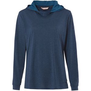 VAUDE - Mineo Hoodie - Dames Hoodie - Lichtgrijs - Onderhoudsvriendelijk - Sneldrogend