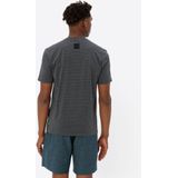 Vaude - Mineo Ii - T-shirt - Gestreept - 100% Gerecycled Katoen/Polyester