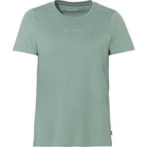 Vaude - Logo T-shirt - Dames - Groen - 100% Organisch Katoen