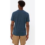 Vaude - Redmont TShirt II - TShirt - Blauw - 55% Hennep, 35% Polyester, 10% Lyocell