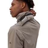 VAUDE - Escape - Regenjas - Donkerbeige - Gerecycled Materiaal, Verstelbare Capuchon, Licht Gevoerd