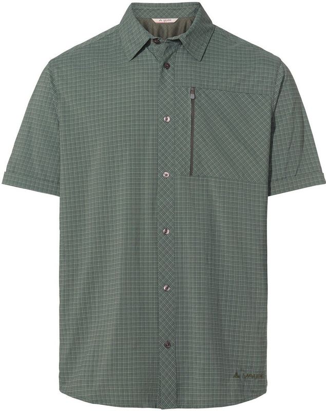 Vaude - Seiland IV - Overhemd - Klassiek Geruit - Korte Mouwen