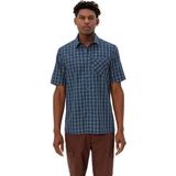 VAUDE - Ruitoverhemd - Korte Mouwen - Groen - Woodfiber