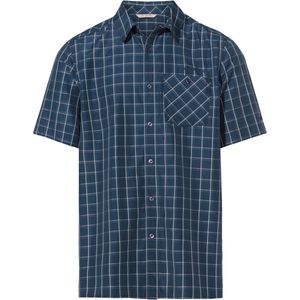 VAUDE - Ruitoverhemd - Korte Mouwen - Groen - Woodfiber