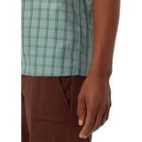 Vaude - Albsteig Iii - Overhemd - Blauw - Heren - Korte Mouwen - Natuurlijk Materiaal