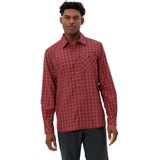 Vaude - Ruitoverhemd - Heren - Blauw - Woodfiber - Lange Mouwen